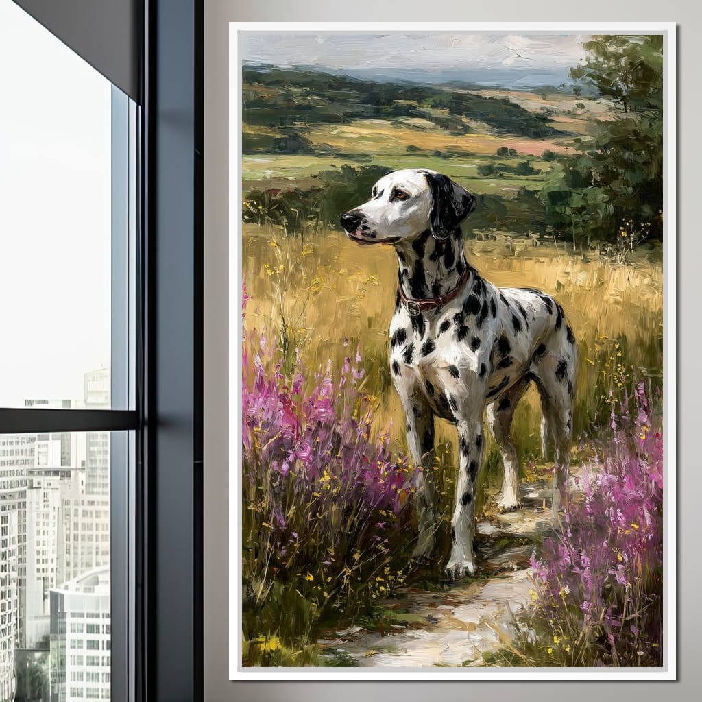 Dalmatian Meadow Pathway Canvas Wall Art