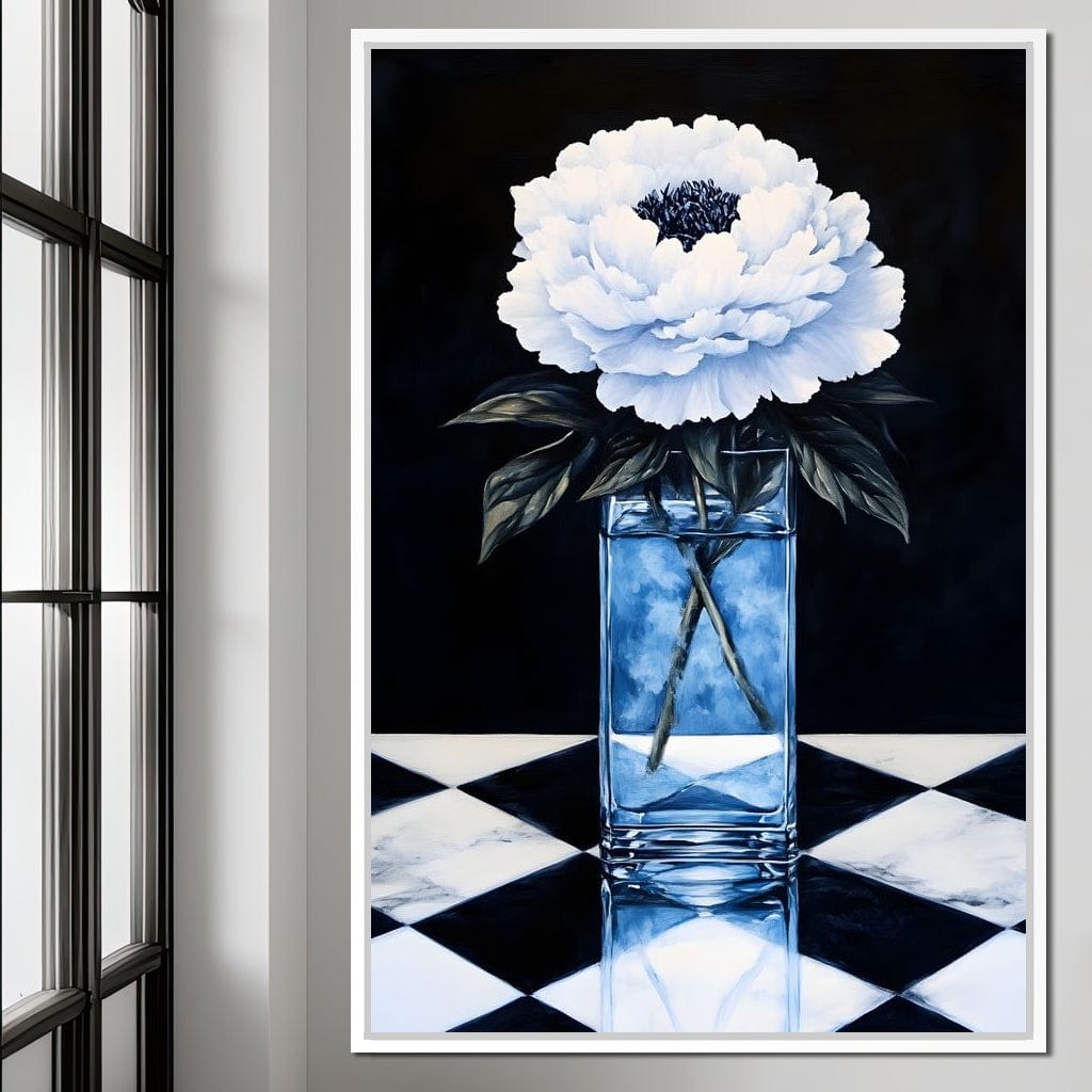 Dream Petals in Glass Enclave Canvas Wall Art