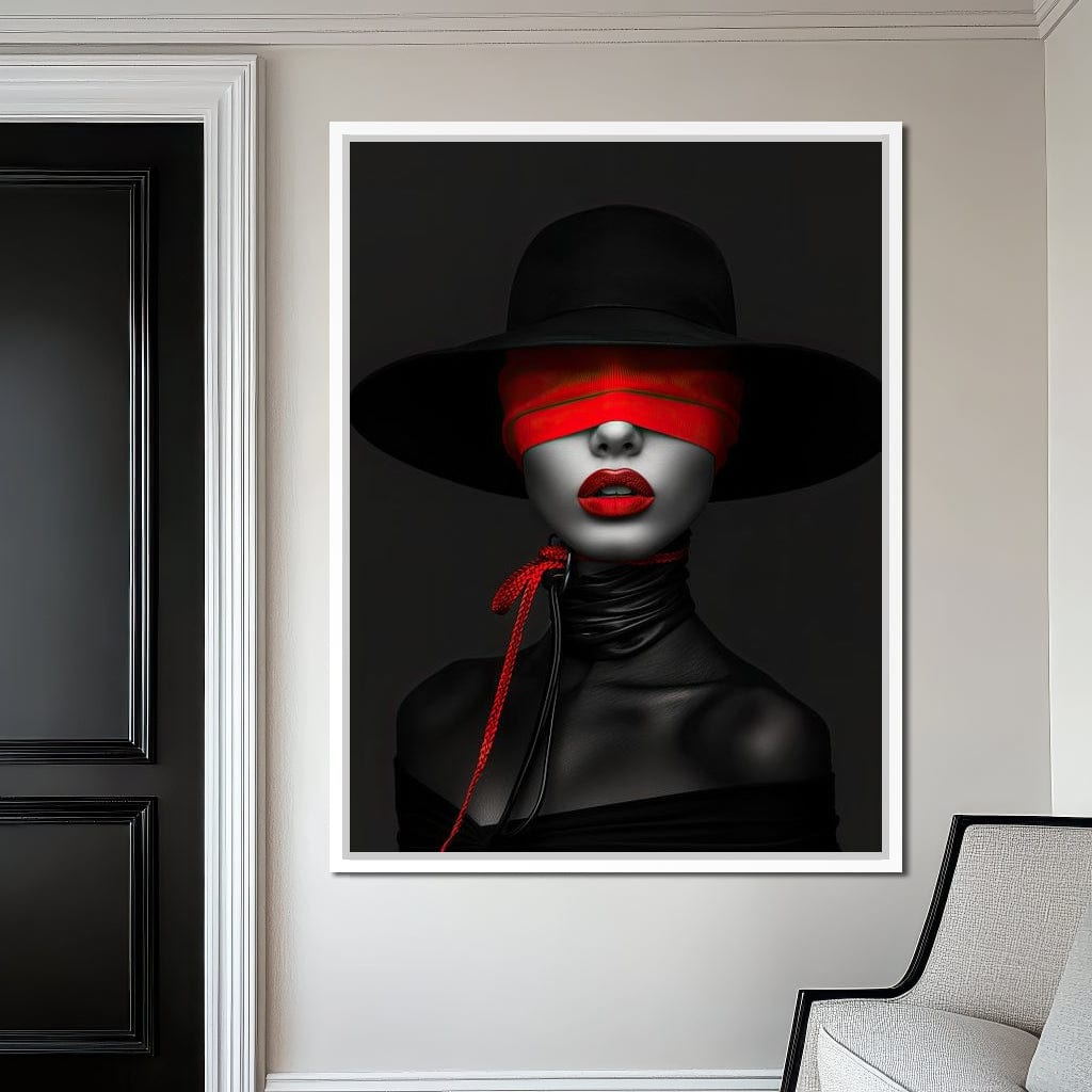 Scarlet Obscura Canvas Wall Art