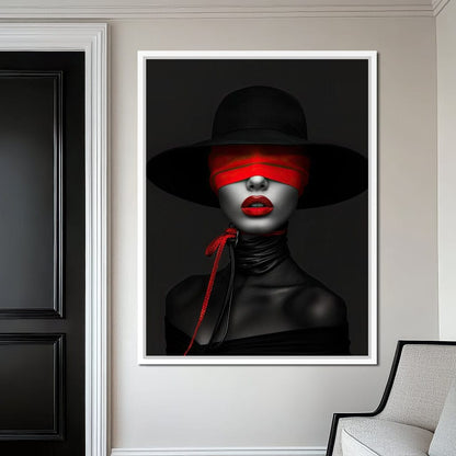 Scarlet Obscura Canvas Wall Art