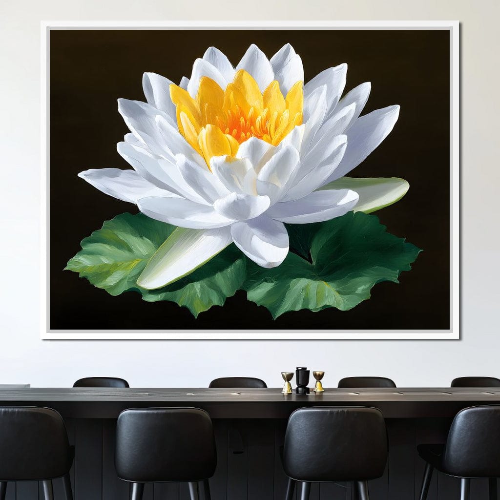 Radiant Petals Blossom Canvas Wall Art