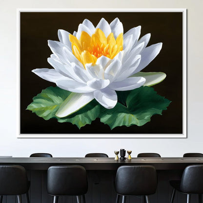 Radiant Petals Blossom Canvas Wall Art