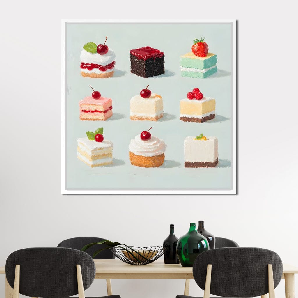 Sweet Slice Delight Tableau Canvas Wall Art