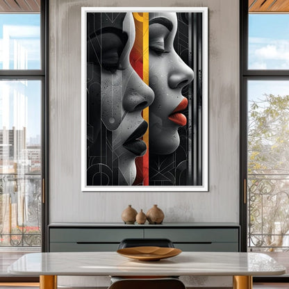 Silhouette Secrets Unveiled Canvas Wall Art