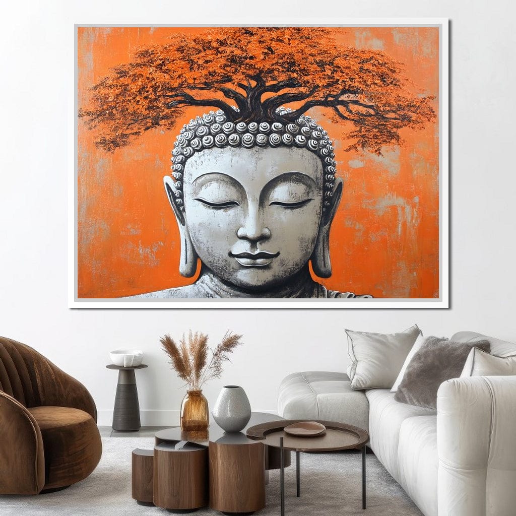 Buddha Tranquility Tree Spirit Canvas Wall Art