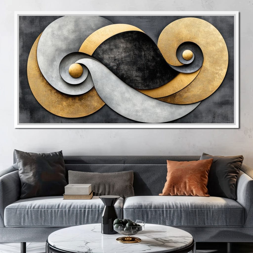 Interwoven Elements Canvas Wall Art