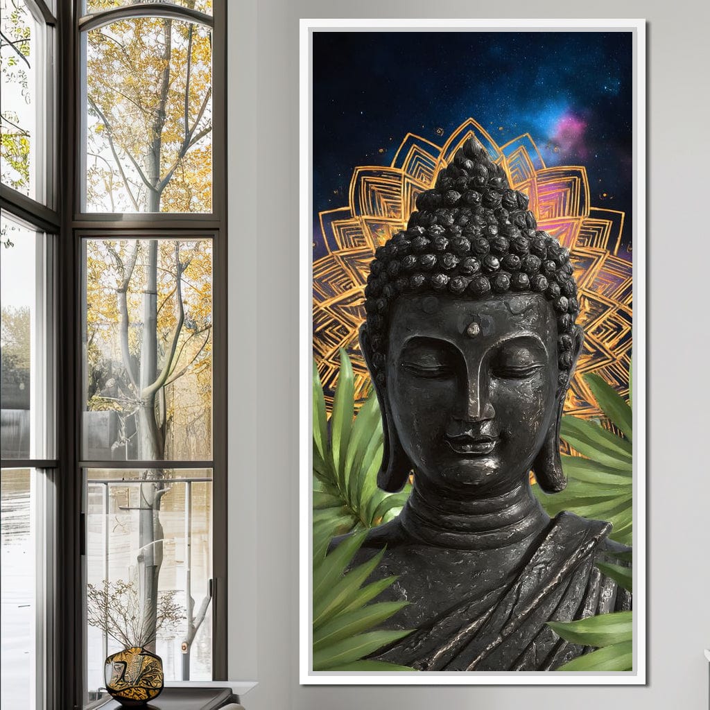Tranquil Buddha Nightfall Canvas Wall Art