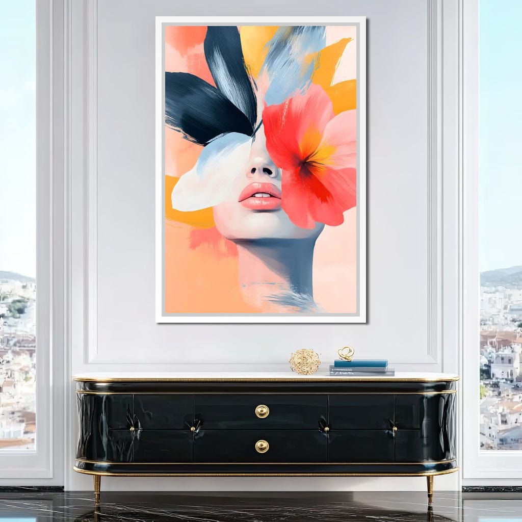 Petals of Enchantment Canvas Wall Art