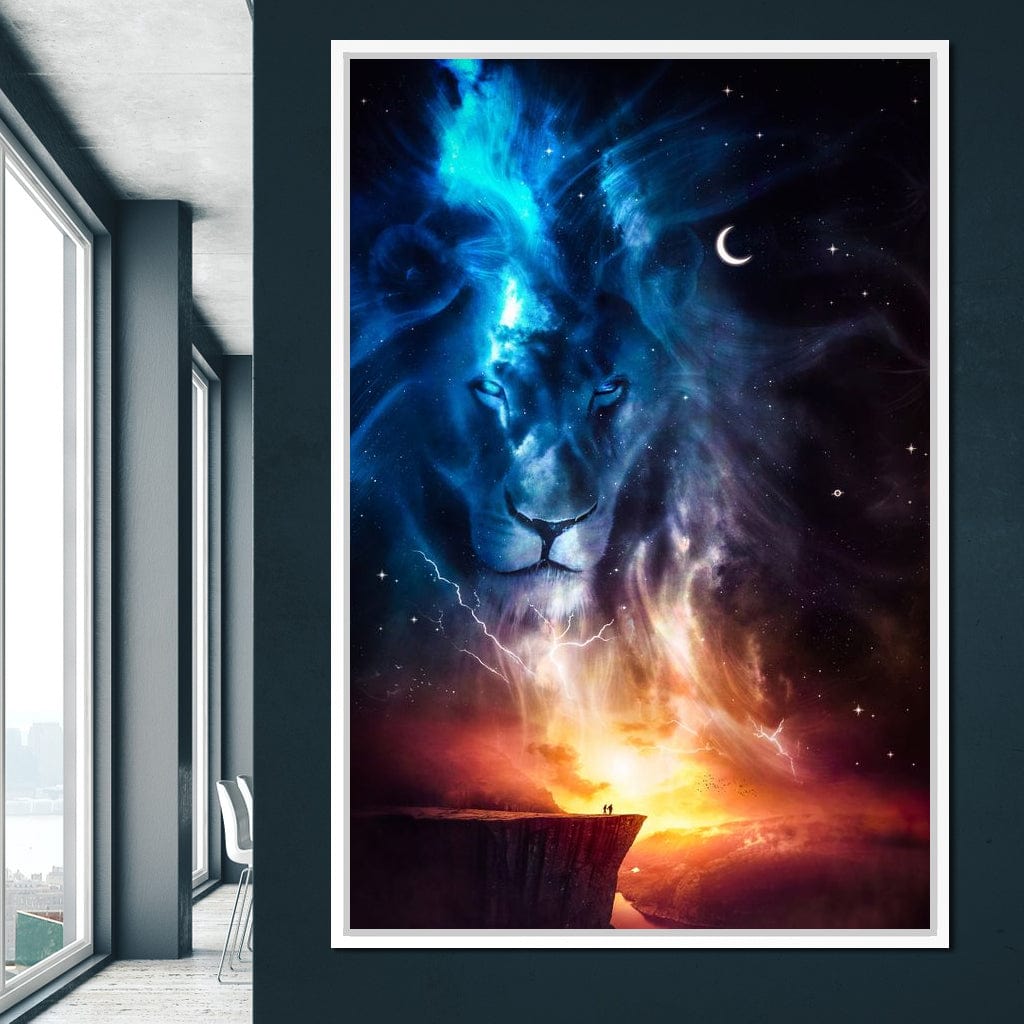 Spirit Animal Totem Lion Canvas Wall Art