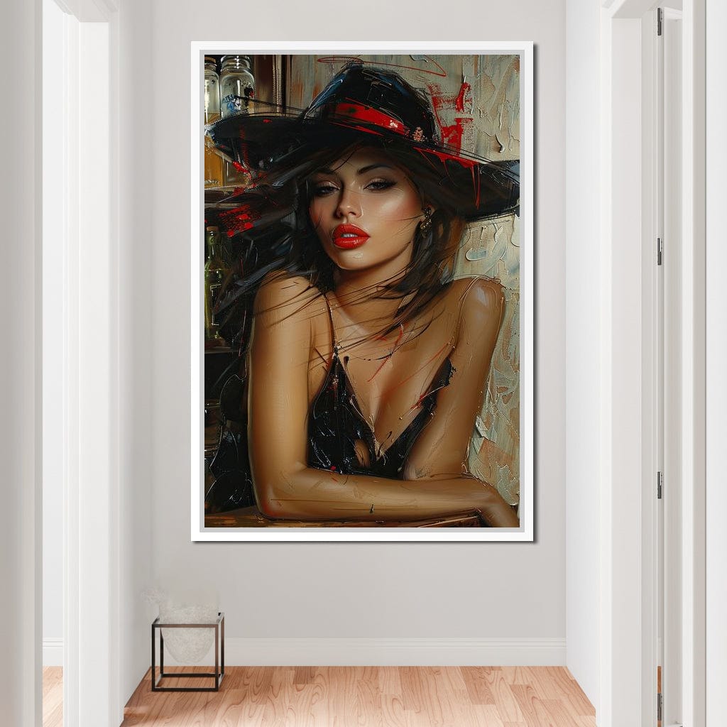 Sable Fedora Canvas Wall Art