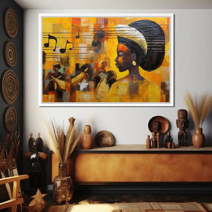 African Sounds 04 Canvas Wall Art