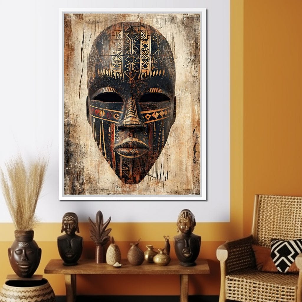 Tribal Echoes of Ancestry Canvas Wall Art