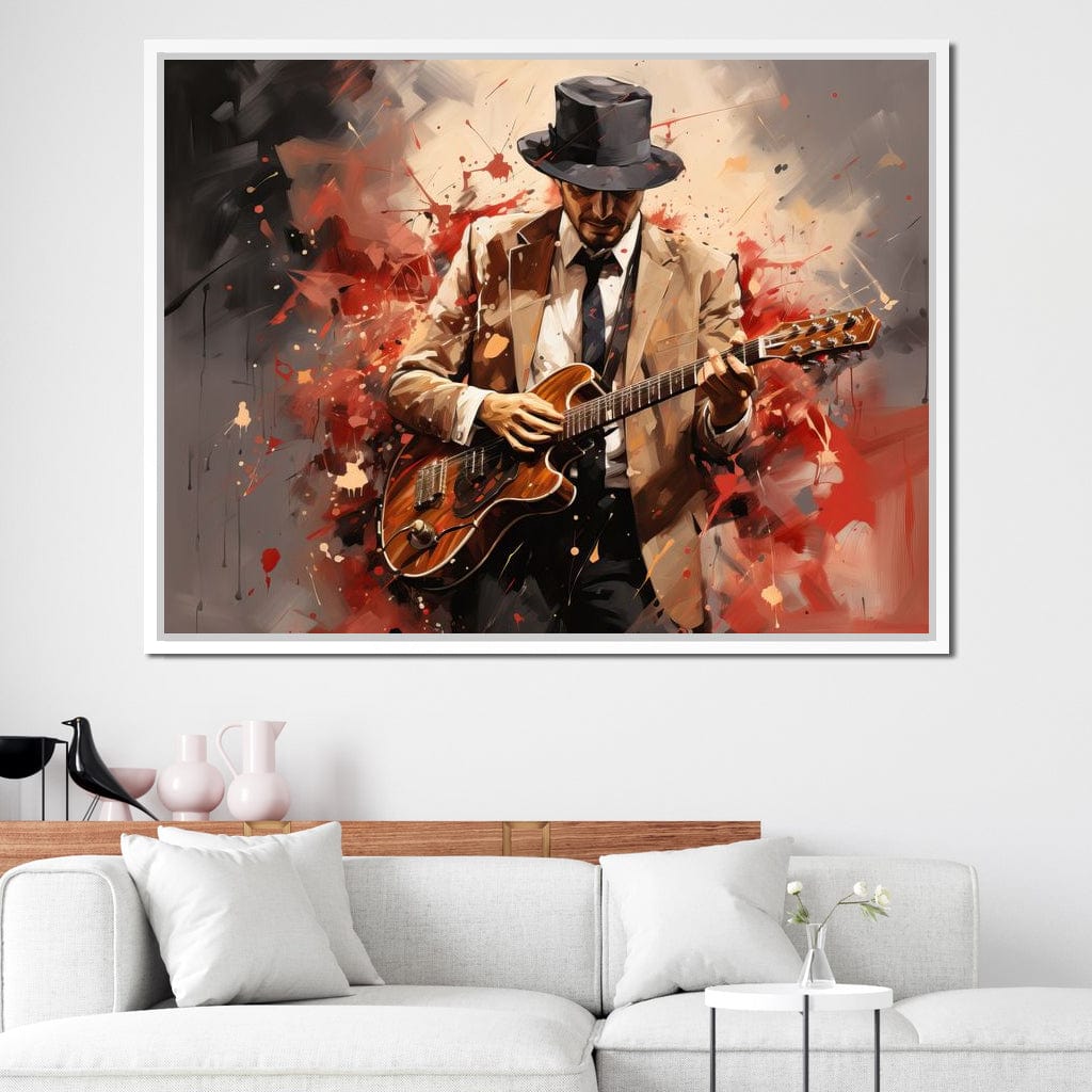 Guitarist Serenade Canvas Wall Art