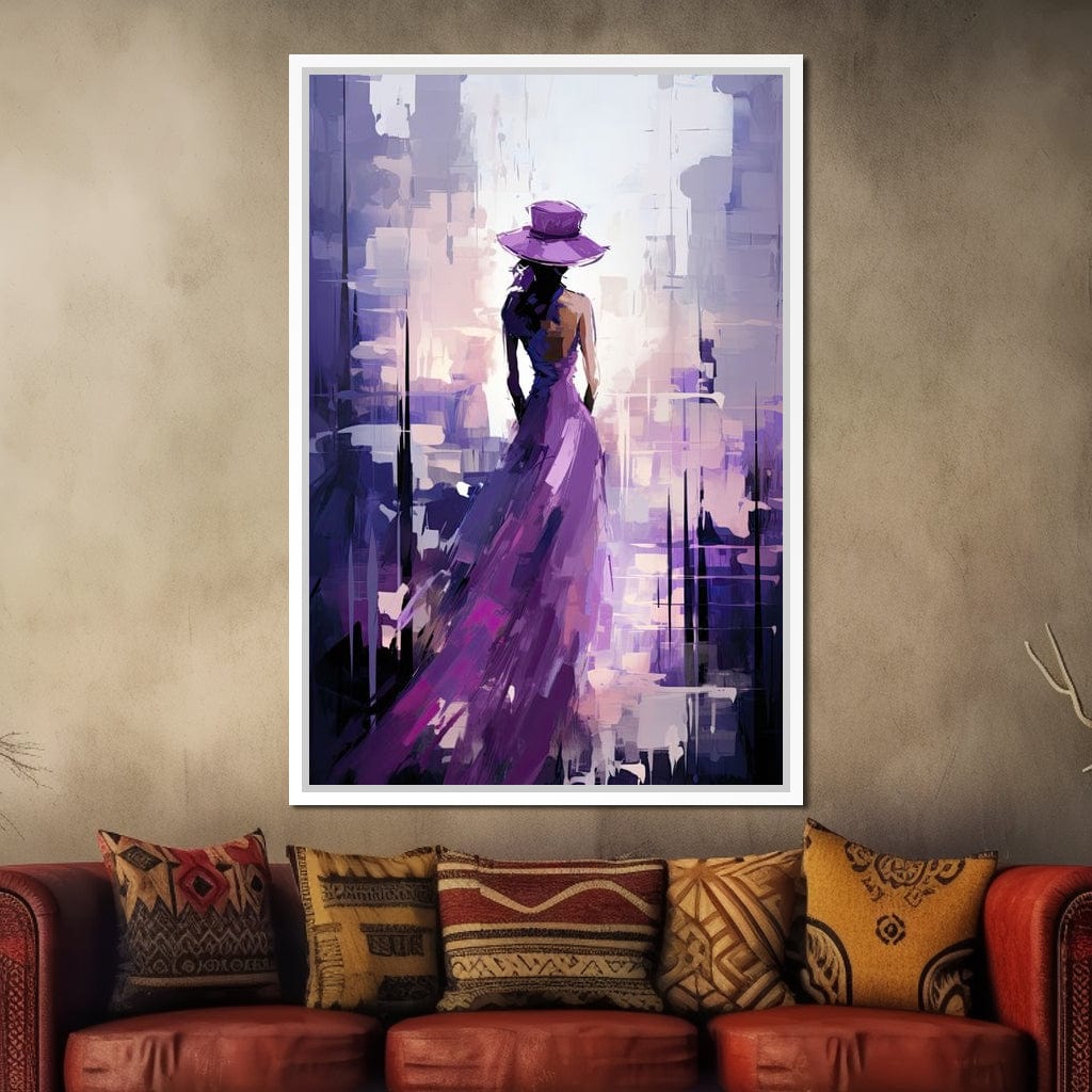 Amethyst Twilight Mystique Canvas Wall Art