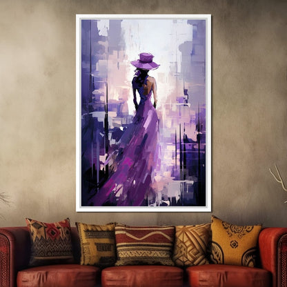 Amethyst Twilight Mystique Canvas Wall Art