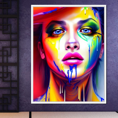 Messy Beauty 003 Canvas Wall Art