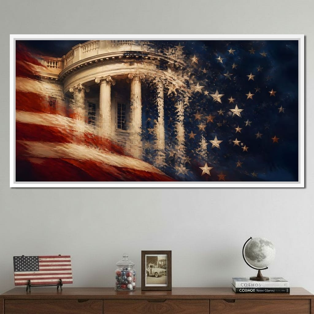 Republic Fading Into the Stars Canvas Wall Art