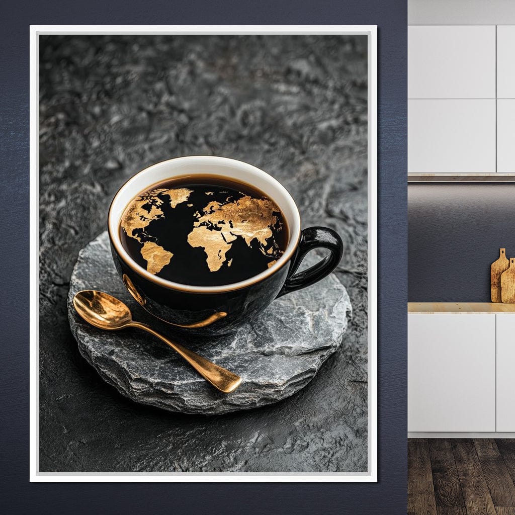 Golden Horizons Brewed Canvas Wall Art