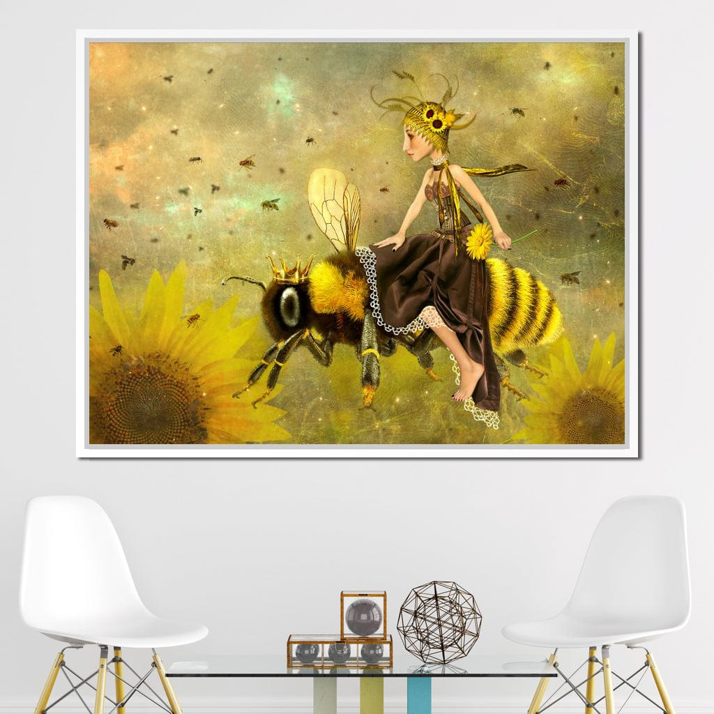 Queen Bee Canvas Wall Art