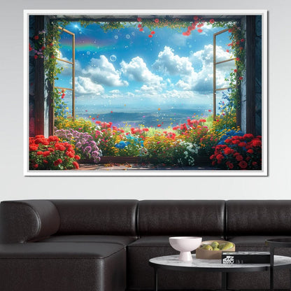 Blossom Breeze Panorama Canvas Wall Art
