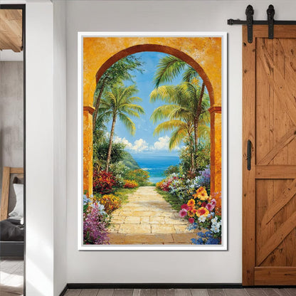 Tropical Vacation Canvas Wall Art