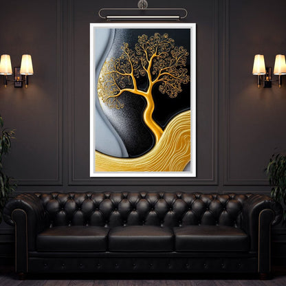 The Gilded Roots Canvas Wall Art