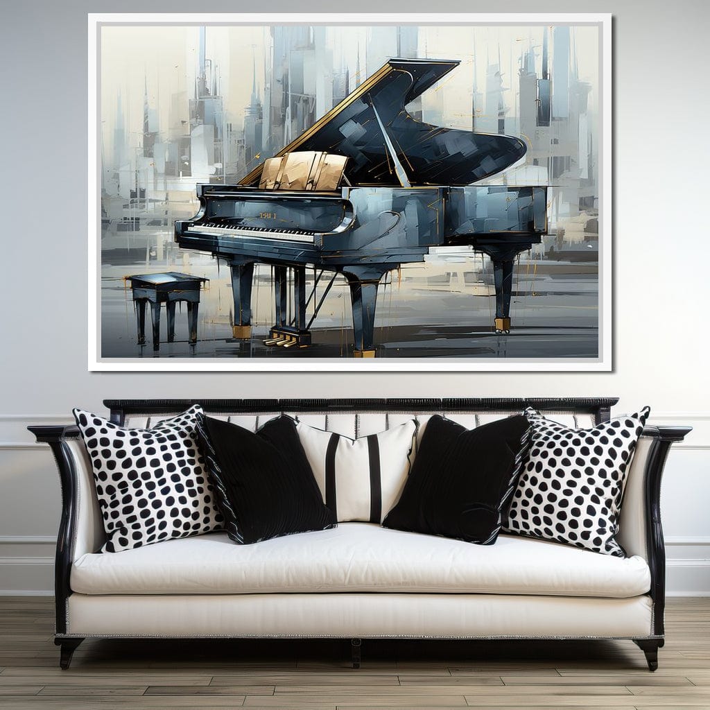The Grand Piano Canvas Wall Art