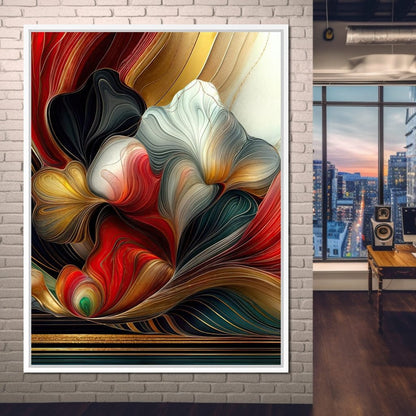 Flow Canvas Wall Art