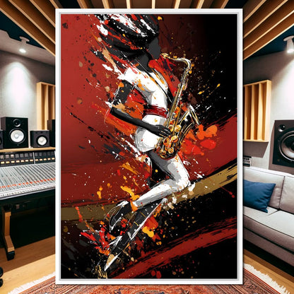 Rhythmic Pulse Of The Night Canvas Wall Art