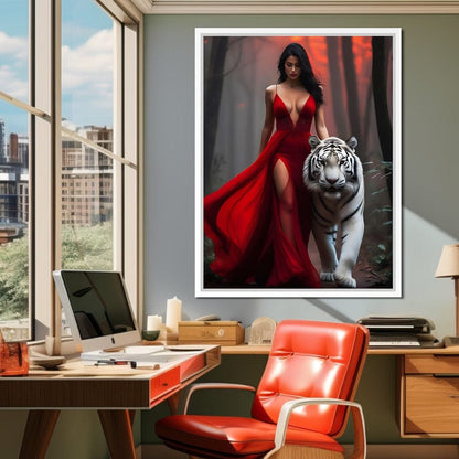 Female Portrait 198 Canvas Wall Art