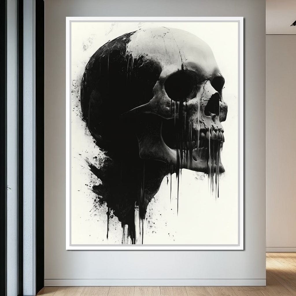 Morality's Black Veil Canvas Wall Art