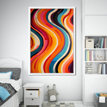 Vibrant Waves of Harmony Canvas Wall Art
