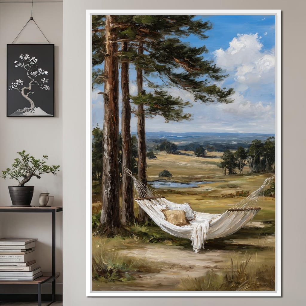 Pine Hammock Country Escape Canvas Wall Art
