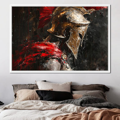 Thoughtful Spartan Reflections Canvas Wall Art