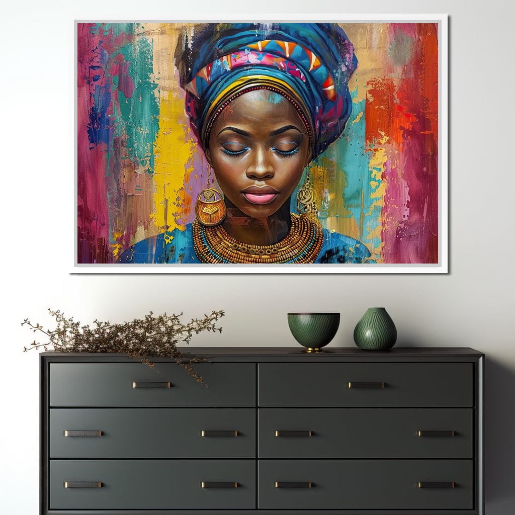 Vibrant Dreams of Africa Canvas Wall Art