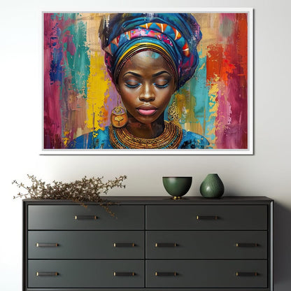 Vibrant Dreams of Africa Canvas Wall Art