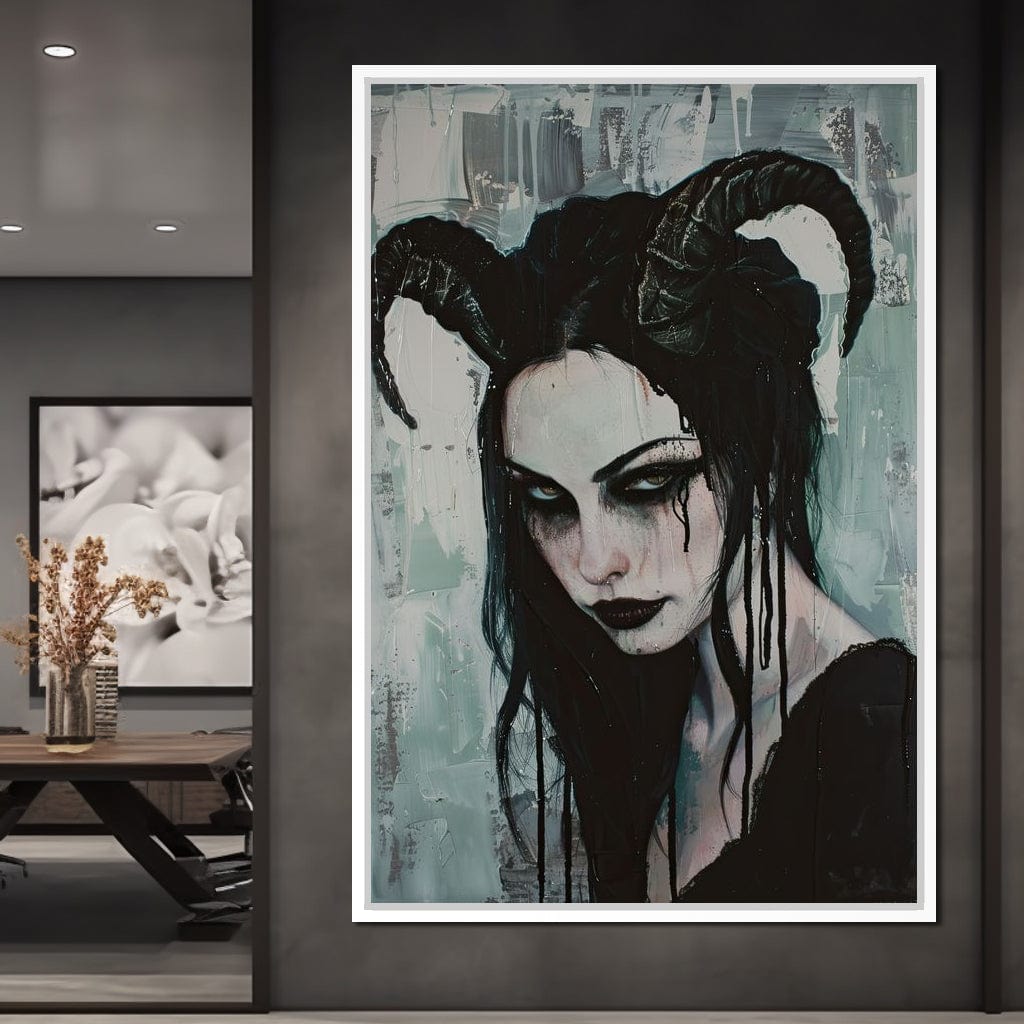 Midnight Enchantment Unveiled Canvas Wall Art