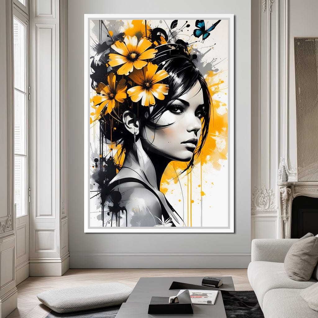 Female Portrait 262 Canvas Wall Art