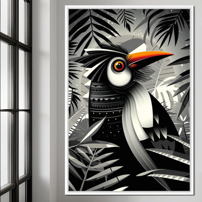Tropical Trance Toucan Canvas Wall Art