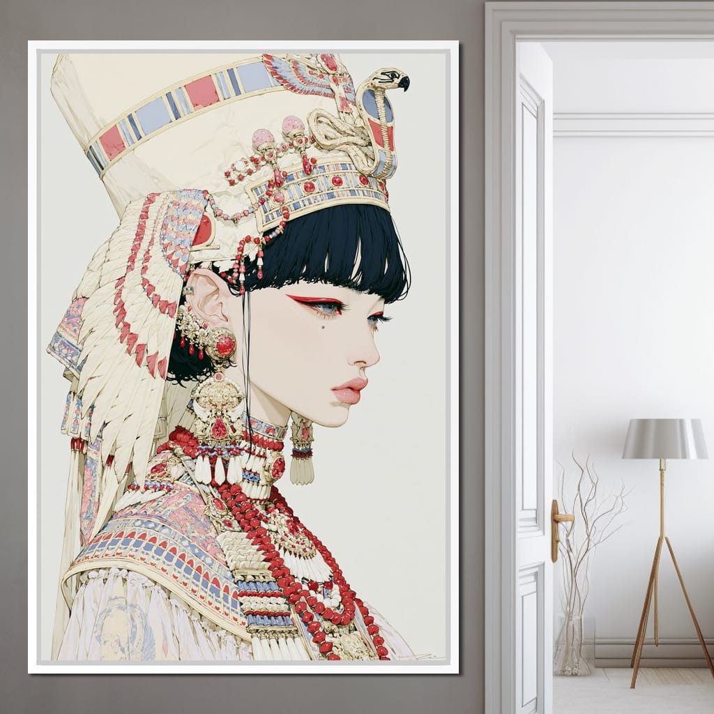 Ancient Egyptian Bride Canvas Wall Art