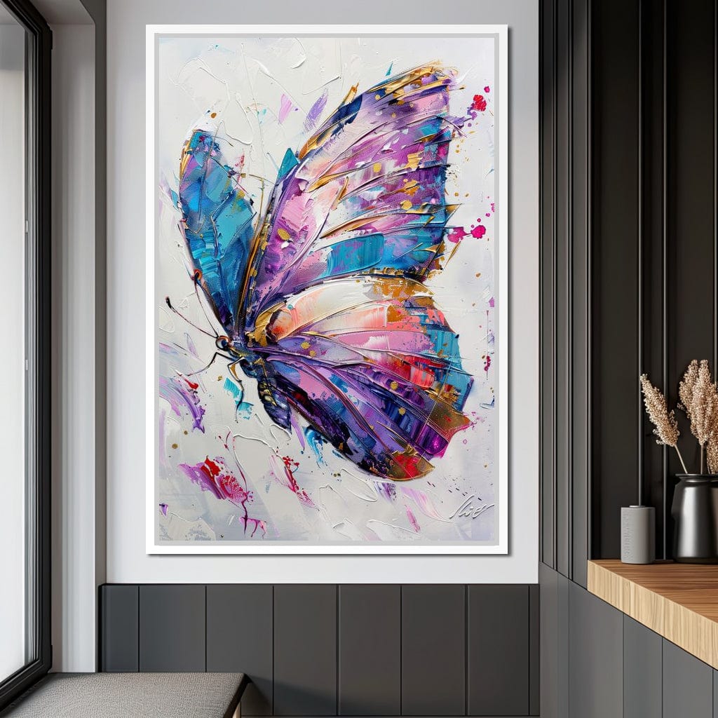 Kaleidoscope Butterfly Bliss Canvas Wall Art