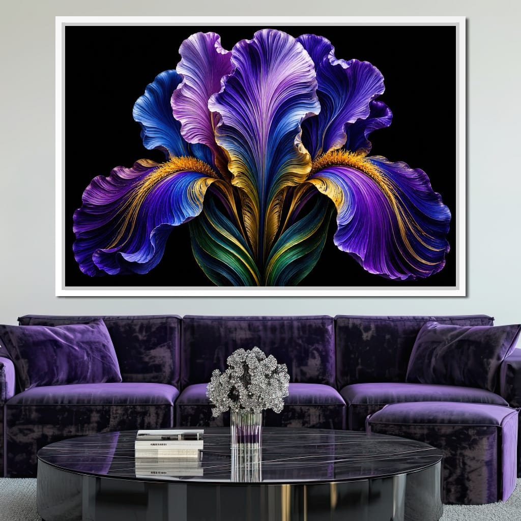 Purple Reign Canvas Wall Art