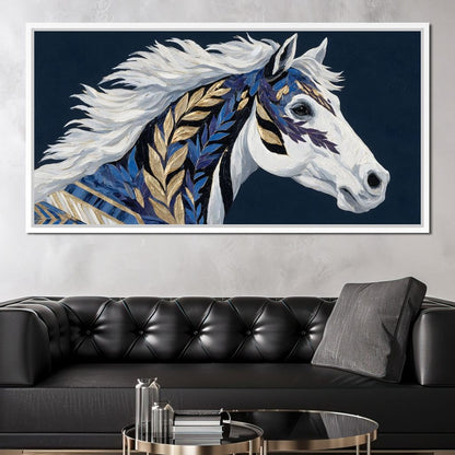 Equestrian Elegance Unbound Canvas Wall Art