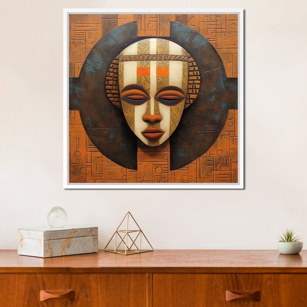 Tribal Mask 12 Canvas Wall Art