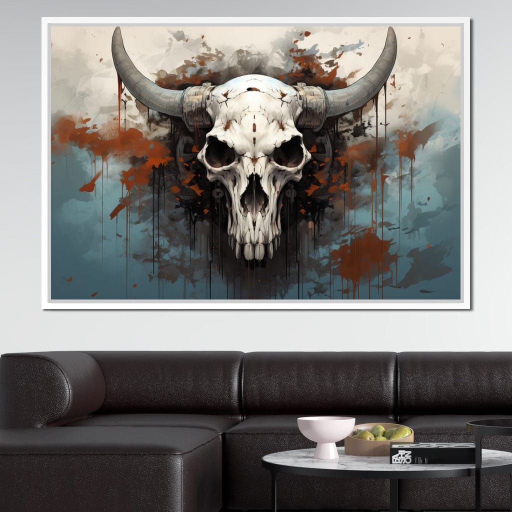 Eternal Symmetry of the Buffalo Canvas Wall Art