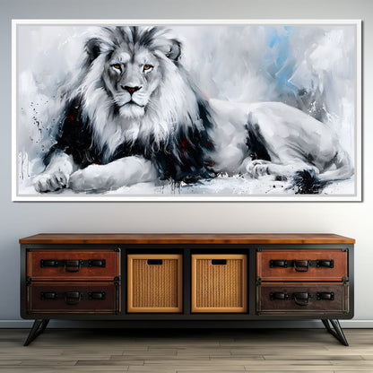 Monarch of the Frozen Plains Canvas Wall Art