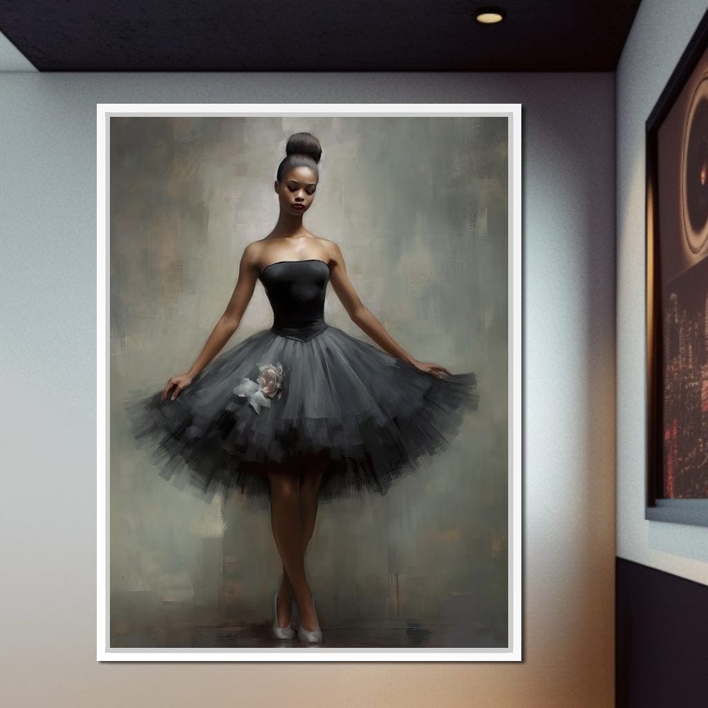 Lovely Ballerina Canvas Wall Art