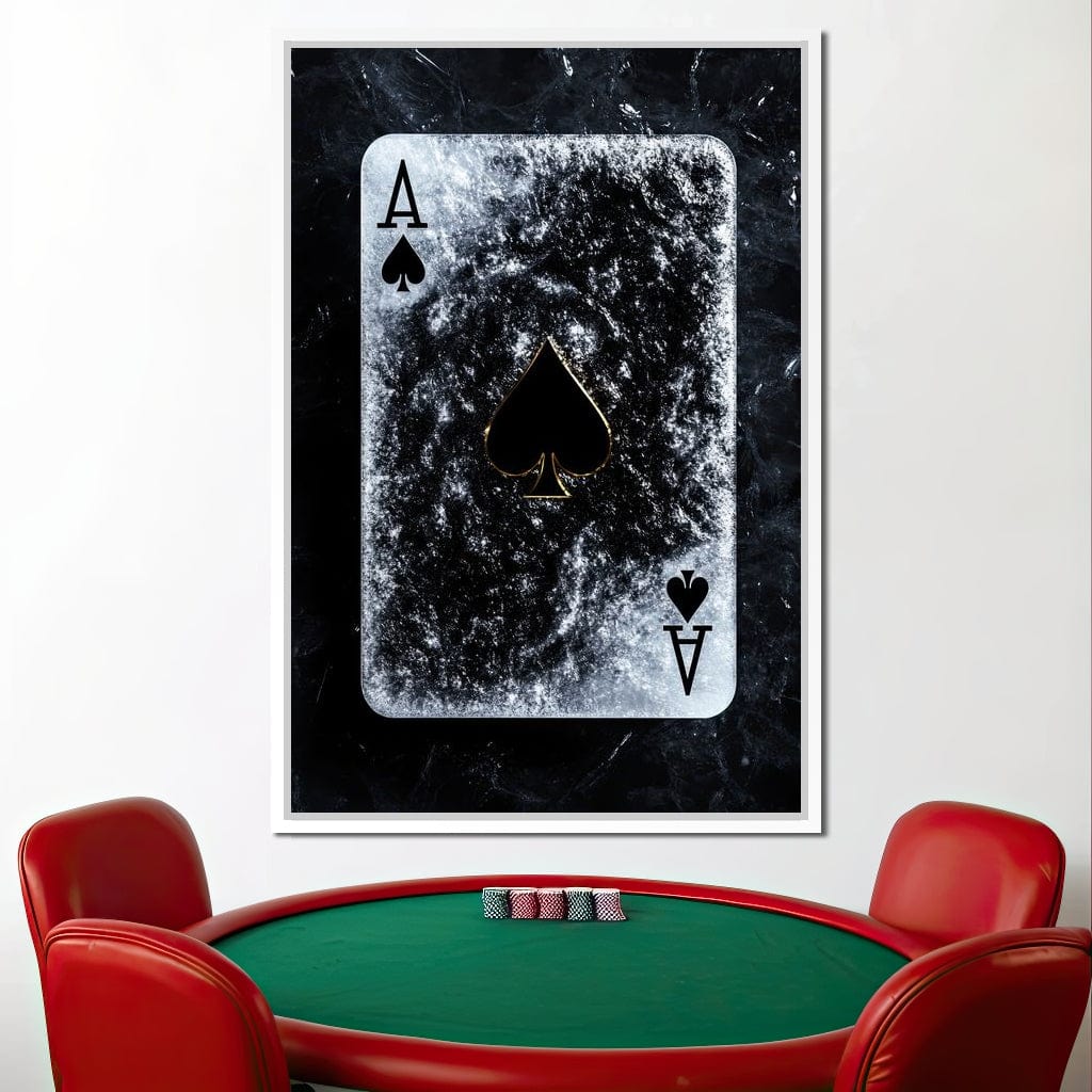 Ace of Shadows Canvas Wall Art