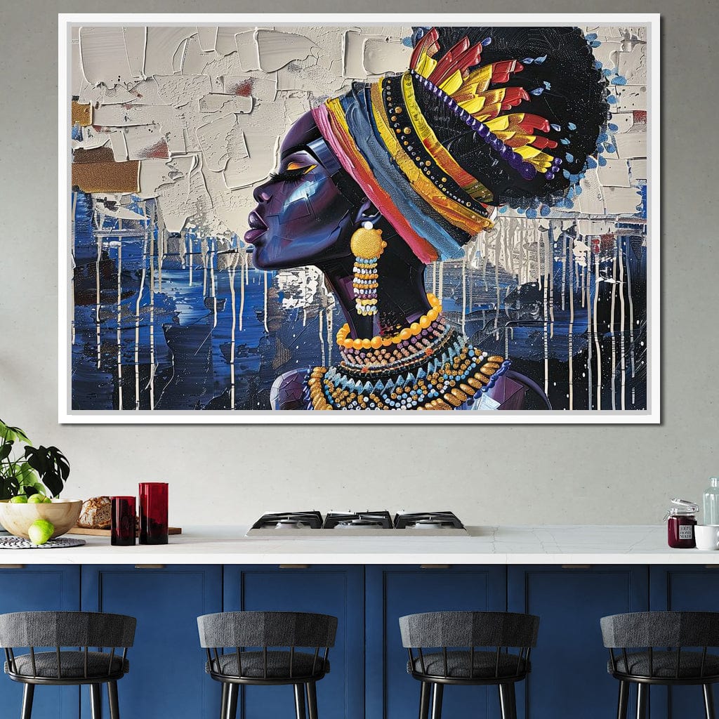Sapphire Dreams of Africa Canvas Wall Art