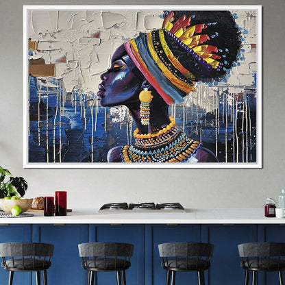 Sapphire Dreams of Africa Canvas Wall Art